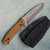 Carson/Strider EOD Fixed Blade Gunner Grip Tan G10 Handles Stonewash Blade (Consignment)