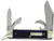 Craftsman Four Blade Scout Knife Black Saw Cut Delrin 95043