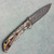 Spartan Blades Harsey Folder SHF Custom Engraved Ronin Long Gunner Titanium Handle Chad Nichols Damascus Blade