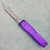 Microtech Ultratech Gen IV T/E Purple Handle Stonewash Full Serrated 11234-12PU