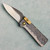 Aaron Creative Company The Blacksmith's Auto Hammered Titanium Handle AEB-L Blade 058S