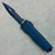 Microtech Luminary ZBP Weathered Blue Part Serrated Signature Series 1270-2WBLS