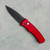 Pro-Tech Duke 2 Auto Red Aluminum Handles DLC MagnaCut Blade CCKSF25.DUKE.1