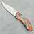Pro-Tech Doru Peter Kellet Splash Handle Stonewash Blade (Pre-owned)