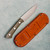 Bark River Fox River Fixed Blade Green Canvas Micarta Handle Satin A-2 Blade
