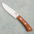 Bark River Fox River Fixed Blade Natural Canvas Micarta Handle Satin A-2 Blade