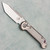 Microtech Marfione Select LUDT T/E Gen III Frag Titanium Handle Stonewash Standard Purple Accent 1136-10FRMS3