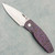 Three Rivers Manufacturing TRM Neutron 2 Liner Lock Purple Haze Fat Carbon Handles Stonewashed 20CV Blade