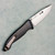 Rockstead Shin Liner Lock Black Aluminum Handle w/ Stingray Inlay Mirror Polish Blade