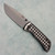 McNees Knives PM MAC 2 3.5 Gen 2 Blackout Frag Two-Tone Titanium Handle Matte Stonewash Flat Ground Magnacut Blade (Pre-owned)