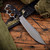 RMJ USA Marauder Fixed Blade Black G10 Handle Savage Stainless Blade