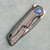 Vanguard StarRunner Frame Lock Titanium Handle w/ Timascus Inlays True Mirror Blade (Pre-owned)