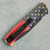 Pro-Tech TR-2.44 PK Vintage Flag Ano Handle Shaw Skull DLC Black 154CM Blade