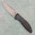 Shirogorov Hati Frame Lock Flipper Weave Carbon Fiber/ Titanium Carbon Fiber Inlay Handle Stonewash M390 Blade (Pre-owned)