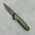 AKC X-treme Spy Bolster Release Auto Green Handle Black Blade SPY-GB