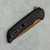 Pro-Tech Mordax Button Lock Flipper Solid Black Handle Tan PVD Magnacut Blade SHOT26.MORDAX.1