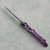 Microtech Marfione Select LUDT T/E Gen III Purple Haze Titanium Handle Stonewash Full Serrated Purple Accent 1136-12MS9
