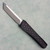 Core Edge 0331 Echo HoneyCore Black Handle Blasted/Satin Flats Tanto Blade
