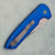 Pro-Tech Les George Rockeye Auto Solid Blue Handle Stonewashed MagnaCut Blade LG3101-BLUE