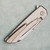 MachineWise Mojave Frame Lock Flipper Titanium Grenade Texture Handle Stonewashed S90V Blade