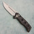 Benchmade Mini Auto Adamas Axis Lock Marbled Carbon Fiber Handle Drop Point Satin MagnaCut Blade 2730-03 (Pre-owned)