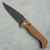 Toor Knives Dropwing Crossbar Lock Coyote Tan G10 Handle Black MagnaCut Blade