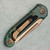 Microtech Marfione Select LUDT T/E Gen III Antique Green Titanium Handle w/ Black Grip Tape Inlays Bronzed Stonewash Blade 1136-13MS3