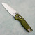 Microtech MSI Mini RAM-LOK Frag OD Green Aluminum Handle Stonewash Standard 210M-10FROD