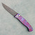 Pro-Tech Small Brend Auto #2 Ultimate Custom Moku-Ti Handle Damascus Blade (Consignment)