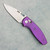 Three Rivers Manufacturing TRM Bulldog River-LOK Purple Titanium 3D Handles Stonewashed MagnaCut Blade AE Custom Shop