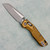 Microtech MSI Mini RAM-LOK Frag Tan Aluminum Handle Apocalyptic Standard 210M-10APFRTA