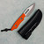 Heretic Knives Kobold Bowie Fixed Blade Orange G10 Handle Battleworn Standard Blade H065-5A-OG-G10