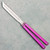MachineWise Opus V2 Balisong Pink Titanium Texture Handle Stonewashed S35VN Blade