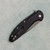 Pro-Tech Cambria 2 Flipper Button Lock Black Aluminum Handles w/ Maple Burl Inlay Chad Nichols Ladder Damascus Blade 2025 CAMBRIA CUSTOM 005 (Consignment)