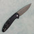 Pro-Tech Cambria 2 Flipper Button Lock Black Aluminum Handles w/ Maple Burl Inlay Chad Nichols Ladder Damascus Blade 2025 CAMBRIA CUSTOM 005 (Consignment)