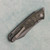 G&G Hawk Talon Hawk Lock w/Toggle Detent Titanium Handle w/ Forest Eye Fat Carbon Inlays Stonewash Blade