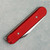 Chuck Gedraitis Switch Army Switch Blade Red Aluminum Scales w/ Titanium Liners Satin Nitro-V Bowie Blade