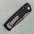 Chaves Pro-Tech T/E Redencion Smooth Black Handles Damascus Blade Mosaic Button