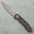 Eutsler Duk Frame Lock Micromilled Titanium Handle Stonewash MagnaCut Blade (Consignment)