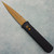 Pro-Tech Godfather Solid Black Handle Tan PVD Blade 921-TAN