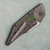 Hypercut Manufacturing Dharma Auto Titanium Handle w/ World Breaker Camo Carbon Inlays 2-Tone Blade