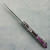 Microtech Marfione Select Socom Ram-Lok Spear Point Stonewash Frag Titanium Handle Stonewash Standard Purple Accent 160RL-10FRSMS4