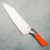 Microtech Chef Knife Ember G10 Handle w/ Bead Blast Bolster Stonewash Standard Blade 3000B-10EM