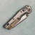 Microtech Marfione Select MSI Mini RAM-LOK Titanium Handle Stonewash Standard Flamed Titanium Accent Bronzed Hardware 210M-10MS5