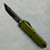 Microtech UTX-85 Gen IV T/E OD Green Part Serrated 12334-2OD