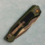 Heretic Knives Wraith V4 Auto Clip Point OD Green Handle w/ Black Grip Tape Inlays Bronze Blade H000-7A-GRN