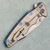 Hinderer Knives Eklipse 3.5" Spanto Tri-Way Blue Titanium/Titanium Handle Stonewash 20CV Blade (Pre-owned)