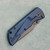 McNees Knives PM MAC 2 3 Gen 2 Atomic Blue Titanium Handle Stonewash Magnacut Blade