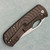McNees Knives Dixon Frame Lock Bronze Shockwave Titanium Handle Satin Stonewash Magnacut Blade Satin Hardware