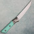Microtech Boning Knife Caribbean Blue G-10 Handle w/ Bead Blast Titanium Bolster Stonewash Standard Blade 3100B-10CA